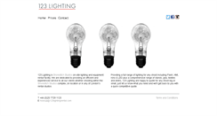 Desktop Screenshot of 123lightingrental.com